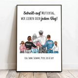 Personalisiertes Poster für Mama Unsere Mama – Motiv 3