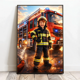 Personalisiertes Poster mit Lieblingsberufen für Kids Berufswunsch – Motiv 2