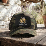 Personalisiertes Cap für Camping Freunde mit Fotoupload Camping Couple – Motiv 10