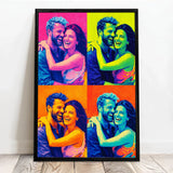 Personalisiertes Poster mit Siebdruck-Effekt Pop Art – Motiv 3