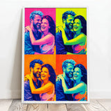 Personalisiertes Poster mit Siebdruck-Effekt Pop Art – Motiv 6