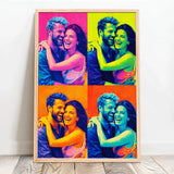 Personalisiertes Poster mit Siebdruck-Effekt Pop Art – Motiv 8