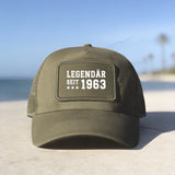 Personalisiertes Cap mit Namen zum Geburtstag, Designname Legendär seit – Motiv 11