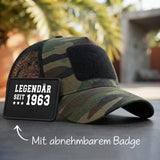 Personalisiertes Cap mit Namen zum Geburtstag, Designname Legendär seit – Motiv 15