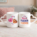 Personalisierte Tasse mit 3D-Look für beste Freunde – Motiv 4