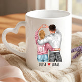 Personalisierte Tasse mit Druck für Paare – Mit Dir – Motiv 6