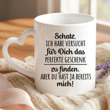 Personalisierte Tasse mit Druck für Paare zu Weihnachten – Du und Ich – Motiv 6