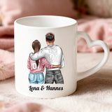 Personalisierte Tasse Ehepartner seit mit Foto für Paare – Motiv 5