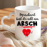 Personalisierte Tasse Manchmal mit Druck für Paare – Motiv 6