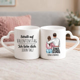 Personalisierte Tasse Jeden Tag mit Druck für Paare – Motiv 4