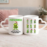 Personalisierte Tasse Grinchy mit Foto für Mama & Papa – Motiv 4