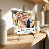 Personalisierte Deko-Fliese mit Foto für Paare zur Hochzeit – Euer Foto – Motiv 8