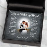 Personalisierte Kette mit Gravur für Paare – Mein Happy End