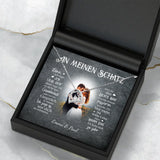 Personalisierte Kette mit Gravur für Paare – Mein Happy End – Motiv 3