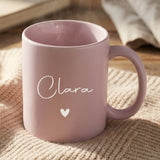 Personalisierte Tasse mit Gravur in Pastellfarben – Meine Tasse – Motiv 4