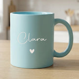 Personalisierte Tasse mit Gravur in Pastellfarben – Meine Tasse – Motiv 5