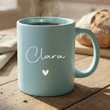Personalisierte Tasse mit Gravur in Pastellfarben – Meine Tasse – Motiv 6