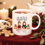 Personalisierte Tasse mit Namen für Freundinnen zu Weihnachten – Auf Uns