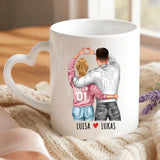 Personalisierte Tasse mit Druck für Paare – Mit Dir – Motiv 6