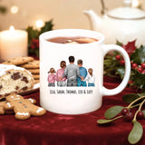 Personalisierte Tasse mit Druck für Papa – Weihnachten mit Papa – Motiv 2