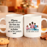 Personalisierte Tasse mit Druck für Mama zur Weihnacht – Weihnachten mit Mama