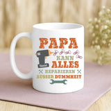 Personalisierte Tasse Meister Papa mit Foto für Mama & Papa – Motiv 3