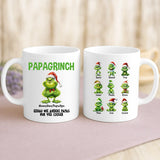 Personalisierte Tasse Grinchy mit Foto für Mama & Papa