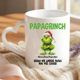 Personalisierte Tasse Grinchy mit Foto für Mama & Papa – Motiv 6
