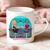 Personalisierte Tasse Beste Kolleginnen mit Druck für Kolleginnen – Motiv 5