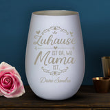 Personalisiertes Windlicht Bei Mama mit Gravur für Mama & Papa – Motiv 12