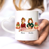 Personalisierte Keramikasse für bis zu 8 Personen individuell gestalten mit Love & Faith