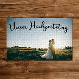 Hochzeitstag - Paar-Puzzle