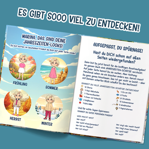 Jahreszeiten – Personalisiertes Wimmelbuch für Kinder