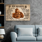 Mama Bär - Eltern-Leinwand