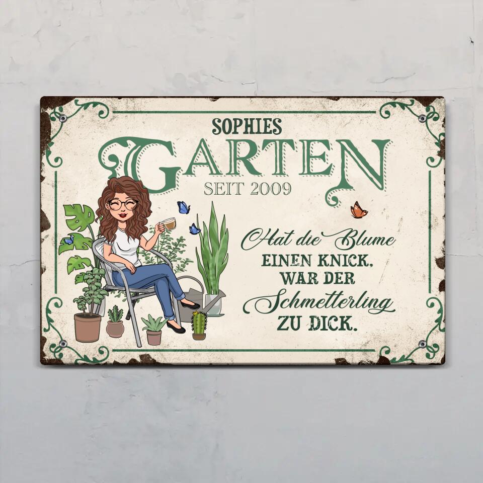 Gartenträumer - Outdoor-Türschild