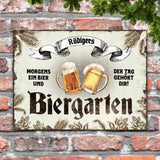 Biergarten - Outdoor-Türschild
