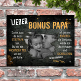 Lieber Bonus Papa - Eltern-Türschild