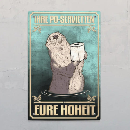 Toiletten - Freunde-Türschild
