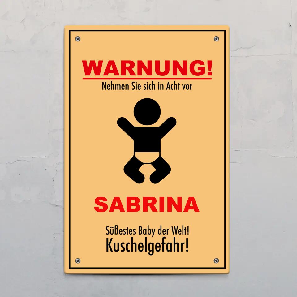 Kuschelgefahr - Indoor-Türschild