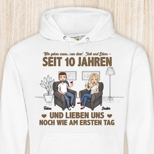 Wie am ersten Tag - Paar-Hoodie