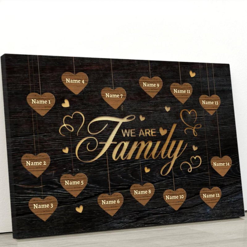 We are Family - Familien-Leinwand