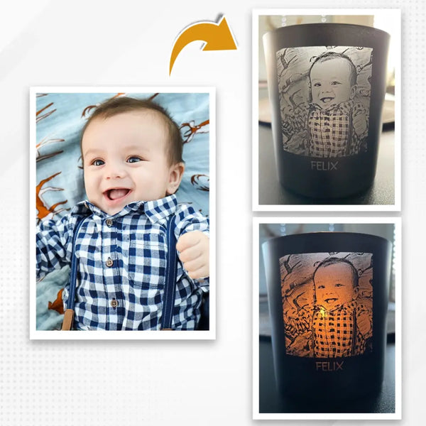 Unser Engel - Familien-Premium Teelicht