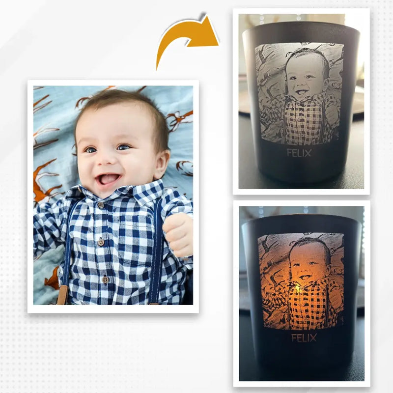 Unser Engel - Familien-Premium Teelicht