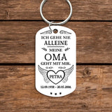 Nie allein - Familien-Schlüsselanhänger