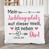 Lieblingsplatz - Paar-Kissen