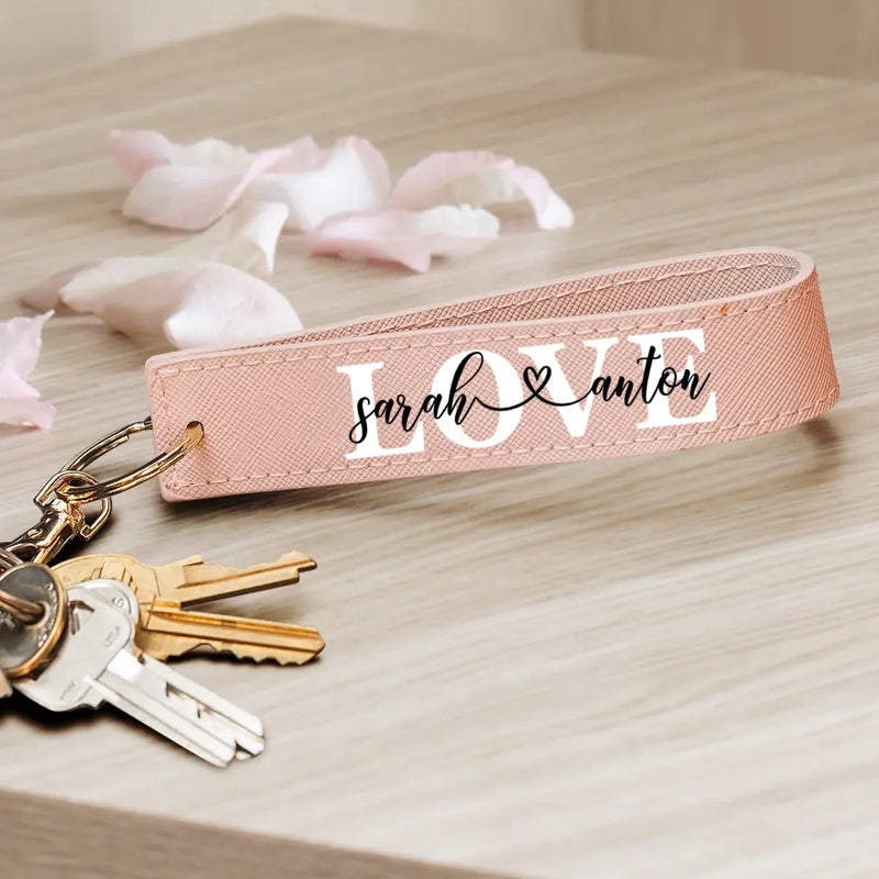 Love - Paar-Schlüsselanhänger PU