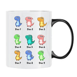 Papasaurus Tasse personalisiert – Geschenk für Papa zum Vatertag oder Geburtstag von Love & Faith