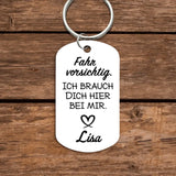 Fahr vorsichtig - Paar-Schlüsselanhänger