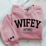 rosa Pullover personalisierbar - gefertigt von Love & Faith