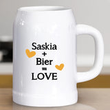 Bier gehört zu mir - Individueller Bierkrug